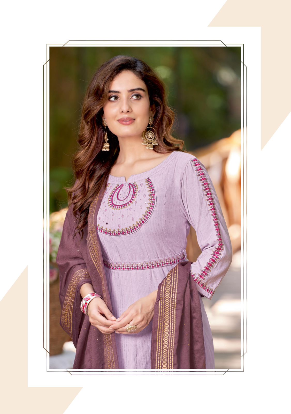 Madhuvan By Kadlee Rayon Weaving Embroidery Kurti With Bottom Dupatta Wholesalers In Delhi